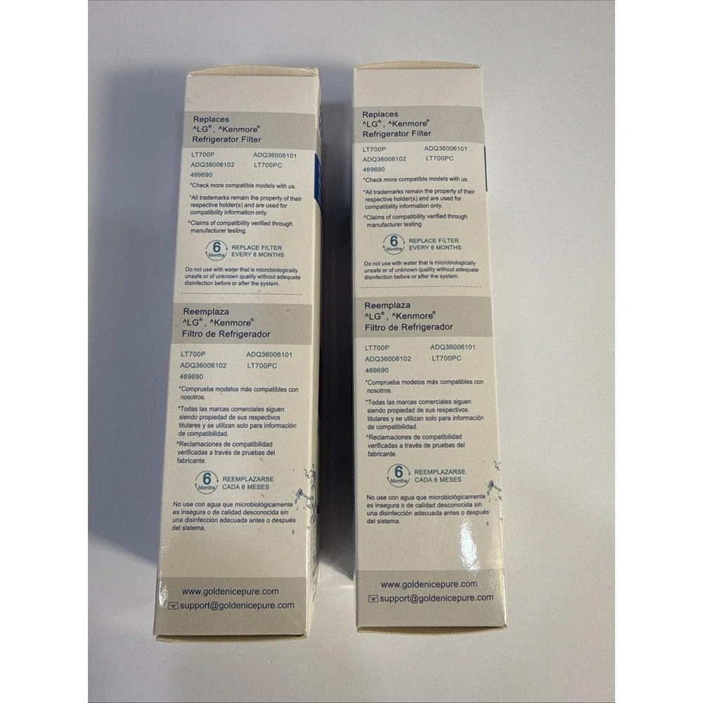 Golden IcePure‎ RWF1200A Refrigerator Replacement Water Filter 2 Filters